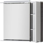 Зеркальный шкаф Aquanet Гретта 100 цвет венге (фасад белый) (173996)