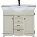 Тумба под раковину Aquanet Луис 100 бежевая (172698)