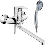 Смеситель для ванны Haiba HB63 универсальный, хром (HB2263)