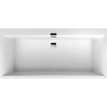 Ванна квариловая Villeroy Boch SQUARO EDGE 170х75 см белая с ножками и слив-переливом хром (UBQ170SQE2DV-01)