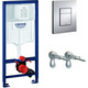 Инсталляция для унитаза Grohe Rapid SL с кнопкой Skate Cosmopolitan хром (38772001)