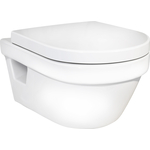 Унитаз подвесной безободковый Gustavsberg Hygienic Flush WWS с сиденьем Hygienic Flush (5G84HR01)