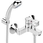 Смеситель для ванны Vidima Логик с душем, хром (BA279AA)