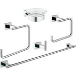 Набор аксессуаров Grohe Essentials Cube 5 предметов (40758001)