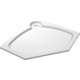 Душевой поддон Cezares Tray S-P 100x100 искусственный мрамор (TRAY-S-P-100-56-W)