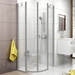 Душевой уголок Ravak Chrome CSKK4 80x80 прозрачный, сатин (3Q140U00Z1)