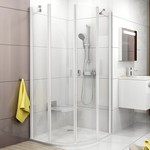 Душевой уголок Ravak Chrome CSKK4 90x90 прозрачный, белый (3Q170100Z1)