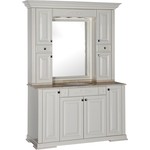 Зеркало-шкаф Aquanet Кастильо 140 слоновая кость (183176)