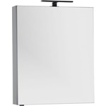 Зеркальный шкаф Aquanet Алвита 70 серый антрацит (183990)