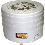 Сушилка для овощей и фруктов Ротор Дива СШ-007, с 5 прозрачными решетками в цветной упаковке