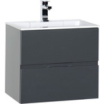 Тумба под раковину Aquanet Алвита 60 серый антрацит (183991)
