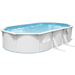 Стальной бассейн Bestway 56369 BW Hydrium 610х360х120см, 19929л, песч.фил.-нас 5678л/ч, лестн, тент, подст, попл.-доз