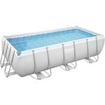 Каркасный бассейн Bestway 56441 BW Power Steel 404х201х100см, 6478л, фил.-насос 2006л/ч, лестница, попл.-дозатор
