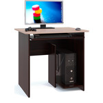 Стол компьютерный СОКОЛ КСТ-21.1 венге/беленый дуб