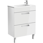 Тумба под раковину Roca Debba 60 белый глянец (ZRU9302708)