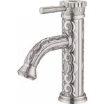 Смеситель для раковины ZorG Antic серебро (A 115U-SL)