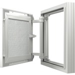 Люк EVECS нажимной под плитку на износоустойчивой петле 200х400 (D2040 ceramo comfort)