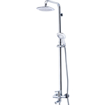 Душевая система Kaiser Arena, со смесителем, хром, белая лейка (36182)