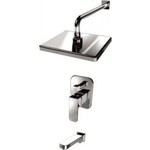 Душевая система Kaiser Sonat с верхним душем и изливом (34322)