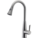 Смеситель для кухни Kaiser Merkur выдвижной, хром (26144)