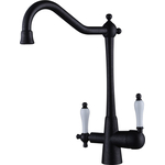 Смеситель для кухни Kaiser Vincent Marble под фильтр черный (31844-2)