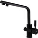 Смеситель для кухни Kaiser Decor с подключением к фильтру, черный Mat (40144-9)