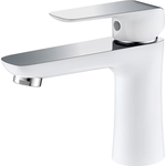 Смеситель для раковины Kaiser Glory белый/хром (69111)