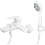 Смеситель для ванны Kaiser Glory с душем белый (69222)