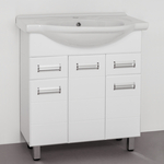 Тумба под раковину Style line Ирис 75 белая (ЛС-00000017)