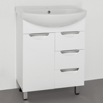 Тумба под раковину Style line Жасмин 65 белая (ЛС-00000035)