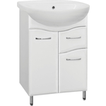 Тумба под раковину Style line Эко Волна №11 белая (ЛС-00000098)