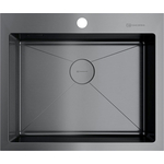 Кухонная мойка Omoikiri Akisame 59 GM вороненая сталь (4973096)