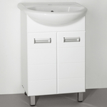 Тумба с раковиной Style line Ирис 55 белая (ЛС-00000015 + 4620008192765)