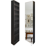 Поворотный зеркальный шкаф Shelf.On Драйв Шелф венге  универсальное