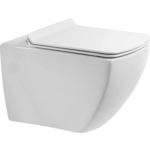 Унитаз подвесной (чаша) BelBagno Carina безободковый (BB514CHR)