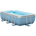Каркасный бассейн Intex Prism Frame 300x175x80 см (Сборный каркасный бассейн серии Intex Prism Frame прямоугольной формы с фильтр-насосом и лестн) 3539л