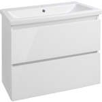 Тумба под раковину Style line Даймонд Люкс 70 белая (СС-00000498)