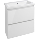 Тумба под раковину Style line Даймонд Люкс 60 белая (СС-00000500)