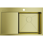 Кухонная мойка Omoikiri Akisame 78 LG-R светлое золото (4973086)