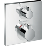 Термостат для душа Hansgrohe Ecostat Square с механизмом, хром (15712000, 01800180)