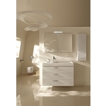 Тумба с раковиной Jacob Delafon Rythmik 80 белый блестящий (EB1308-G1C, EXP112-Z-00)