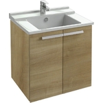 Тумба с раковиной Jacob Delafon Struktura 60 розовое дерево (EB1280-E13, EXI112-00)