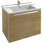 Тумба с раковиной Jacob Delafon Struktura 80 розовое дерево (EB1285-E13, EXH112-00)