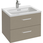 Тумба под раковину Jacob Delafon Vox 60 серая кожа (EB2080-R1-N29)