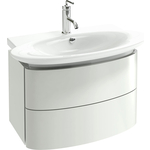 Тумба с раковиной Jacob Delafon Presquile 80 белый блестящий (EB1103-G1C, E4437-00)