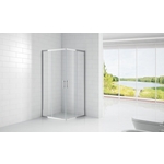 Душевой уголок Cezares ECO-O A-2 90x90 прозрачный, хром (ECO-O-A-2-90-C-Cr)