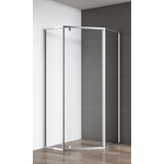 Душевой уголок Cezares ECO-O P-1 100x100 прозрачный, хром (ECO-O-P-1-100-C-Cr)