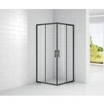 Душевой уголок Cezares ECO-O A-2 90x90 прозрачный, черный (ECO-O-A-2-90-C-NERO)