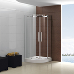 Душевой уголок Cezares Stylus-M R-2 100x100 прозрачный, хром (STYLUS-O-M-R-2-100-C-Cr)