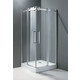 Душевой уголок Cezares Stylus-M A-2 90x90 прозрачный, хром (STYLUS-O-M-A-2-90-C-Cr)